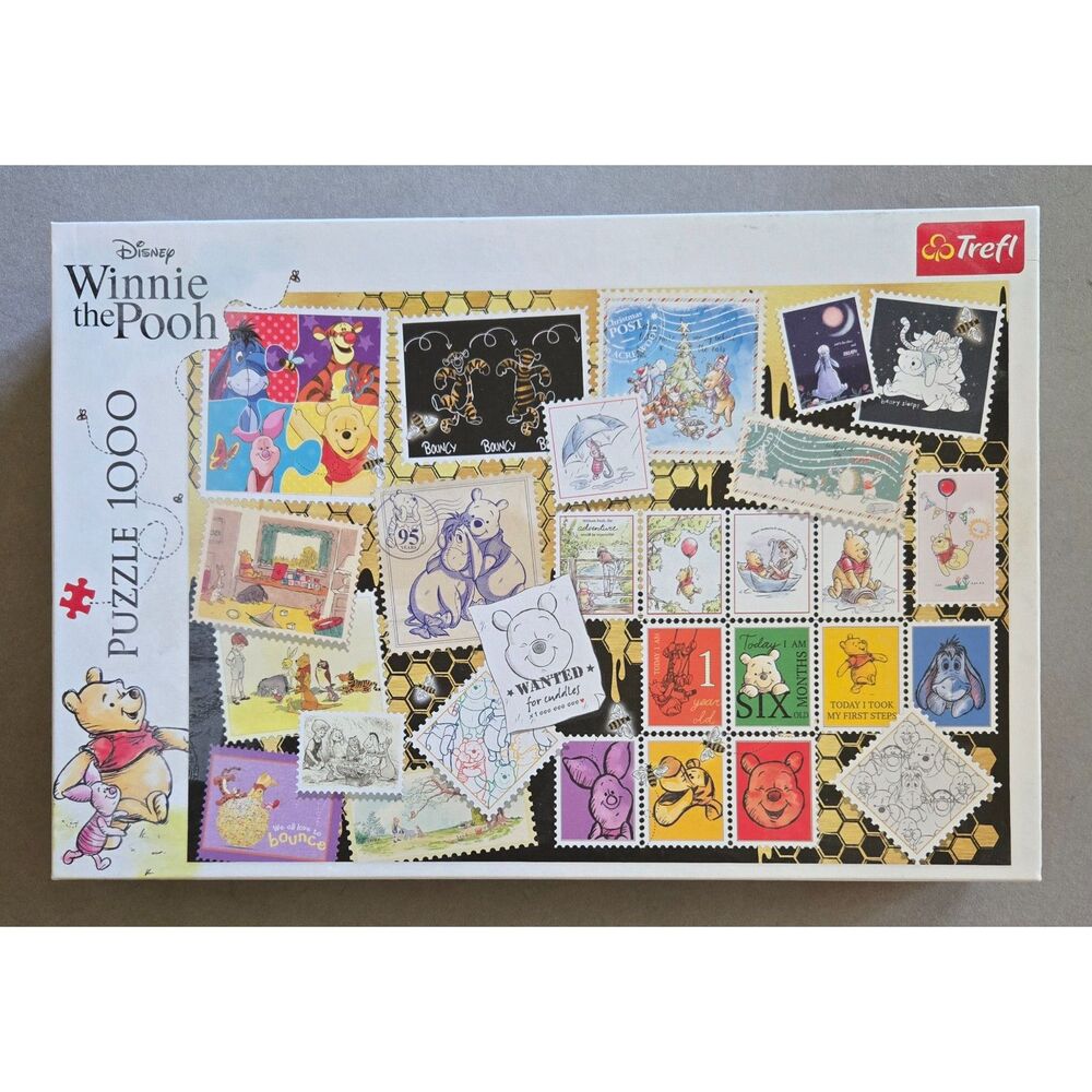 Trefl Winnie The Pooh Collection 1000 pc Disney Complete Tigger Piglet Eeyore